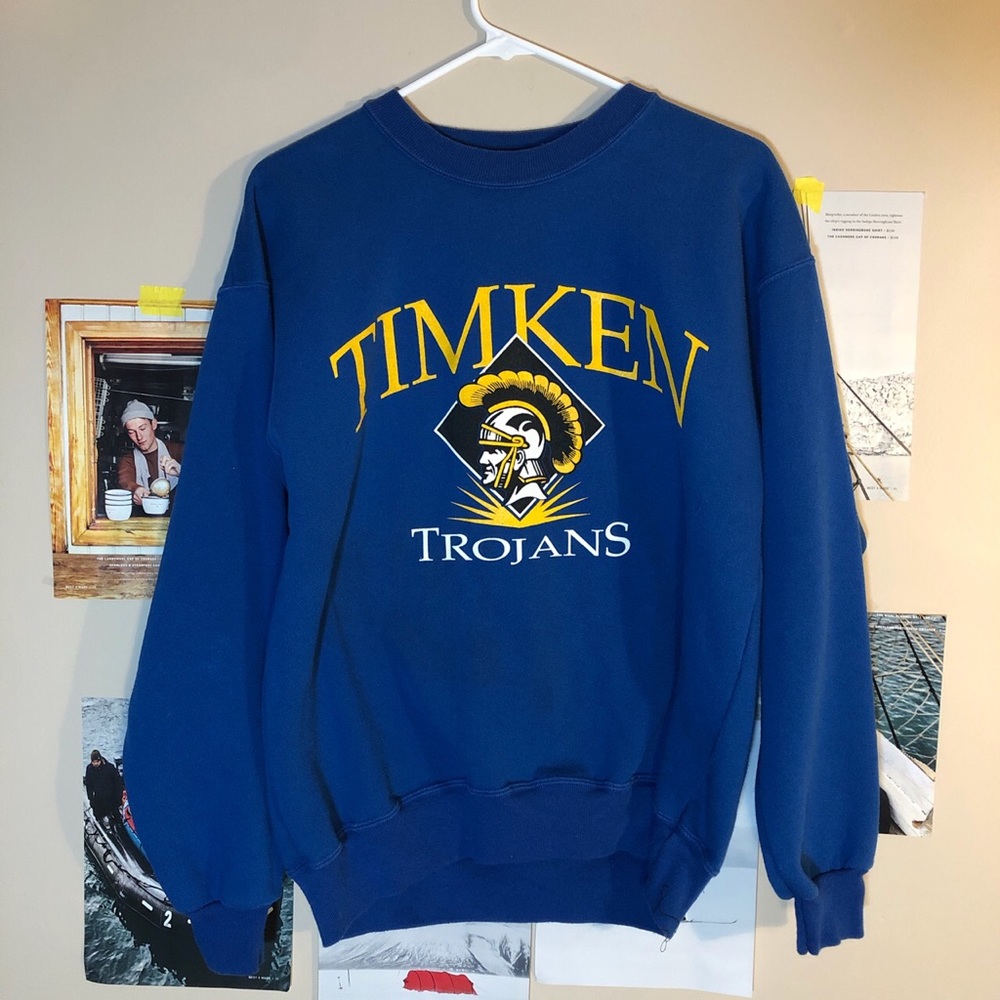 Vintage 90s Timken High School Crewneck Sweatshirt